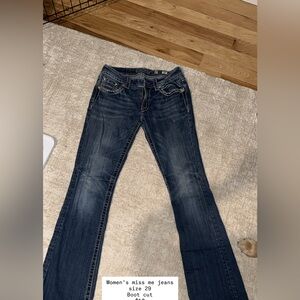 Miss Me Dark Blue Flare Jeans